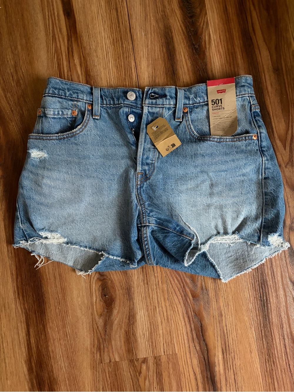 Levi's Curvy 501 Jean Short